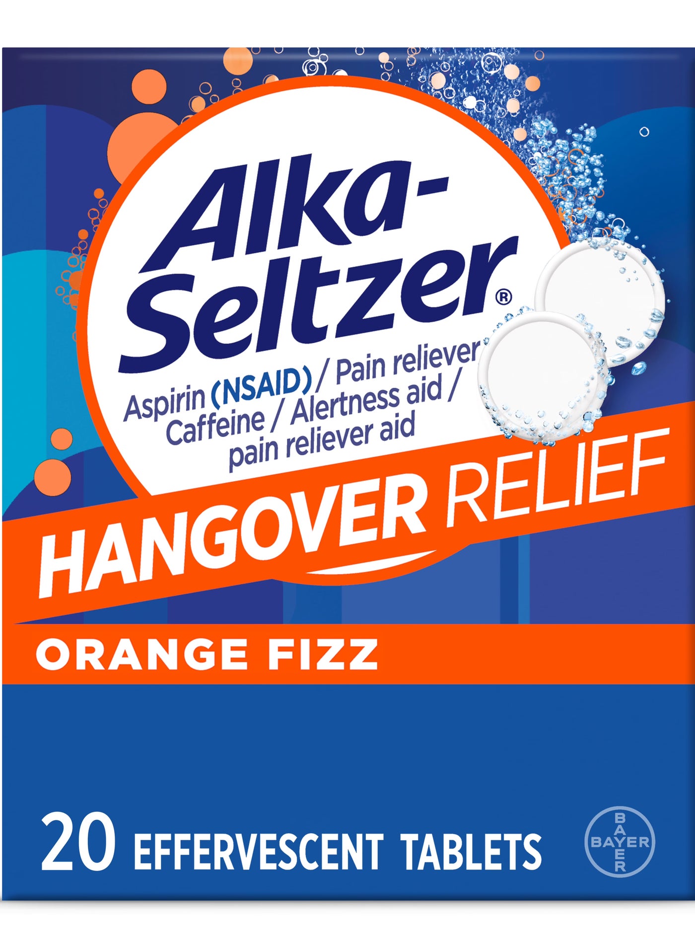 Hangover Relief Tablets, Fast Relief Starts In About 15 Minutes for Headaches, Body Aches & Mental Fatigue, Bachelorette & Bachelor Party Packs 60 Count (3 Boxes, 20 Tablets Each)