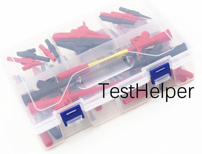 TestHelper TH-16-KIT Whole Set Multimeter Test Lead Kits Set Essential Automotive Electronic Connectors Cables Hand Tool Battery Tester & Auto Diagnostic Tools - Image 2
