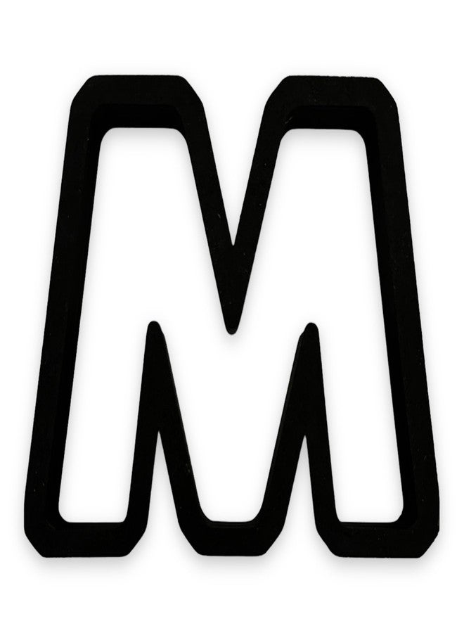Bundle of Fun M Capital Block Letter Cookie Cutter with Easy to Push Design (3.5 inch) - Image 1