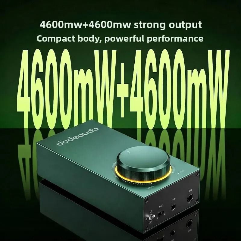 FiiO Gigas1 Giant Series Desktop Headphone Amplifier, High Output Power, Compatible with JT7 Headphones, Black - Image 3