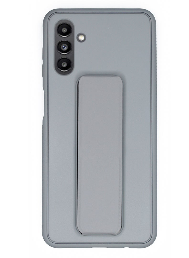 Theodor Fully Covered With Finger Grip Stand Holder Anti Slip Shockproof Protective Case Cover For SAMSUNG GALAXY A13 5G GREY - Image 1