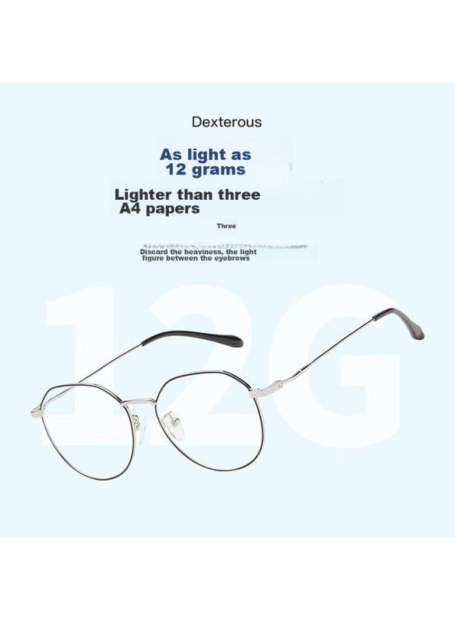 Boshide Blue Light Blocking Gl, Anti-radiation Gl, Myopia Gl, Protective Goggles, Non-prescription Gl, Black And Silver Frame - Image 3