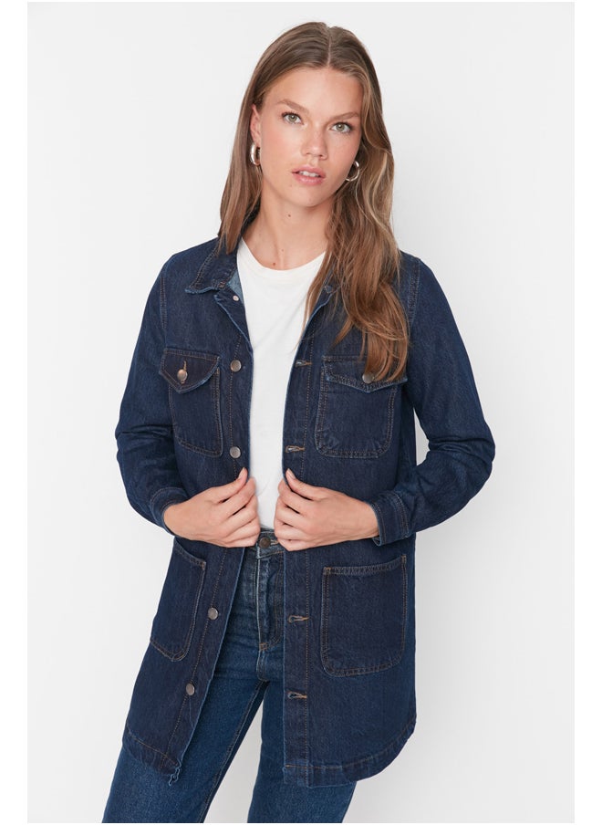 trendyol - Woman Modest Jacket Navy - Image 1