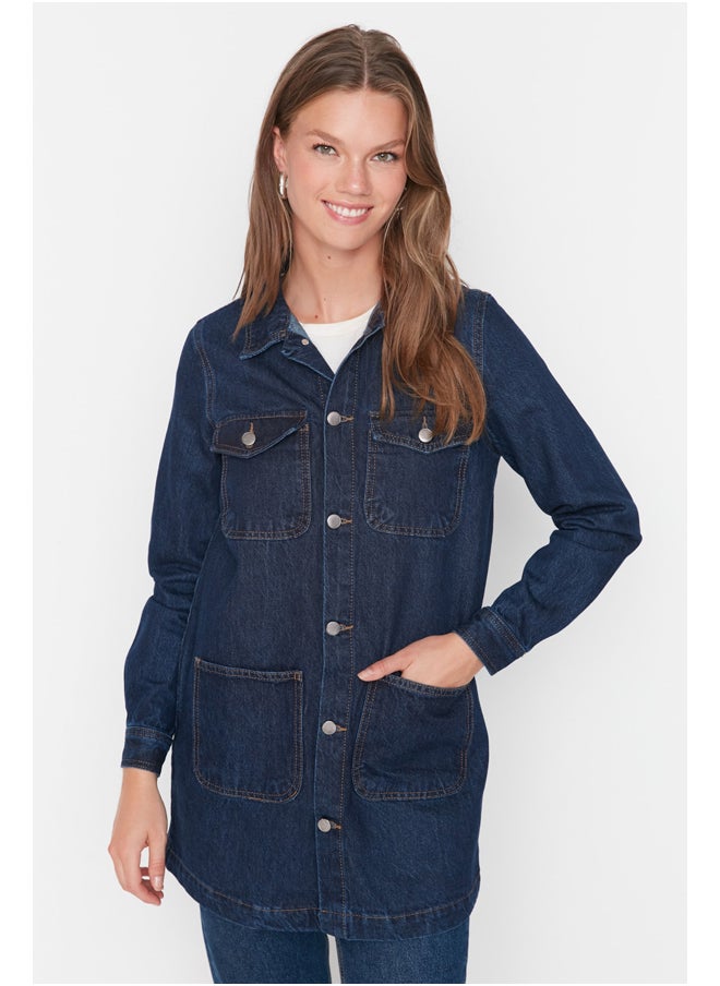 trendyol - Woman Modest Jacket Navy - Image 1