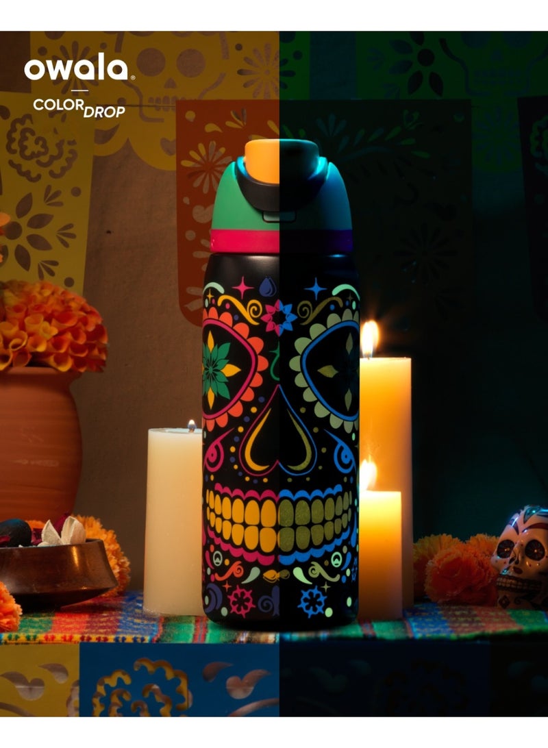 Owala FreeSip Limited Edition Day - Insulated Water Bottle - Leak-Proof with Built-In Straw - Image 2