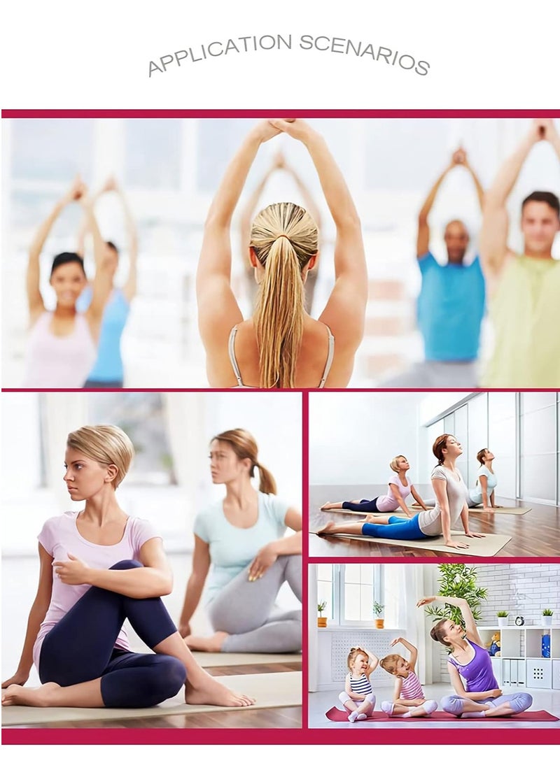 RATSAW 4 Pairs Girls Yoga Socks 36 to 40 EU  - Image 5