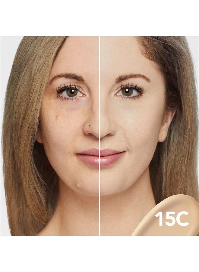 Dermablend مؤسسة مكياج سائلة متعددة الاستخدامات بلا عيوب، 15C- ظل، مؤسسة تغطية كاملة، 1 أونصة سائلة - Image 2