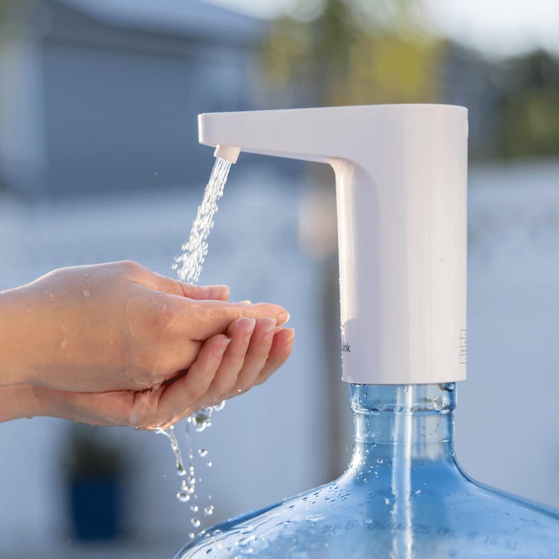 Mighty Sink Electronic Faucet: USB-Rechargeable Water Dispenser | Converts 2â€“5 Gallon Jugs into a Portable Wash Station | Waterproof | Ideal for Camping & Outdoors - Image 1