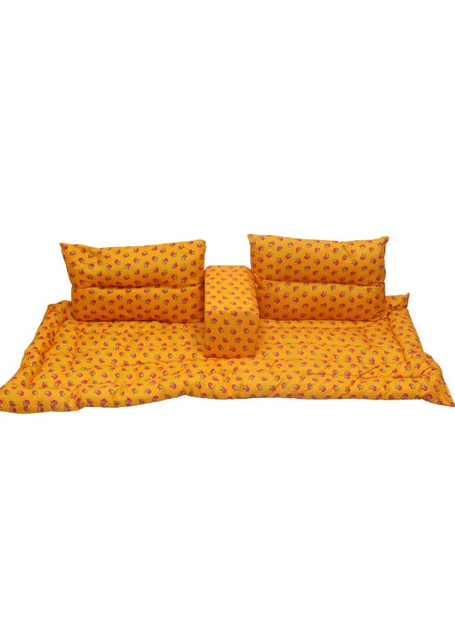 SMART HOME 4 in 1 Luxury Floor Seating Set - Heritage Arabic Majlis, Floor Sofa Set, Furniture for Majlis and Lounges - Image 4