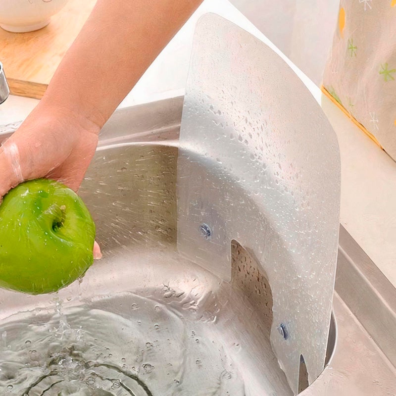 VIKROM 3 Pcs Sink Splash Guard Suction Cup  97x11 Splash Guard Sink Splatter Screen Set LongLasting and Easy to Clean Dishwashing Accessories for Kitchen Durable Lightweight and Easy to Use 