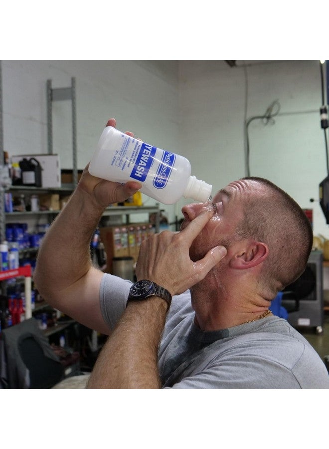 PhysiciansCare Wall-Mountable Eyewash Station with Single Bottle of Eye Wash Solution, 32 oz - Image 5