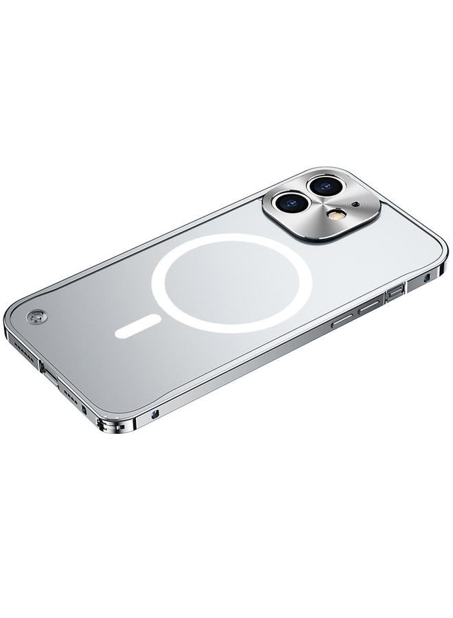 S-TOP Case For iPhone 12 mini Metal Frame Frosted PC Shockproof Magsafe Case - Image 1