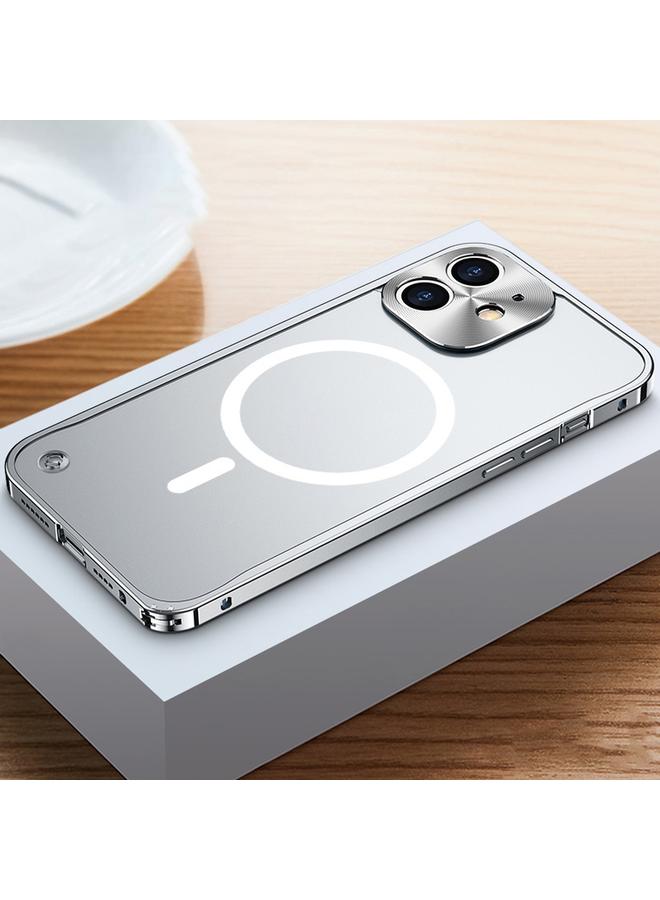 S-TOP Case For iPhone 12 mini Metal Frame Frosted PC Shockproof Magsafe Case - Image 2