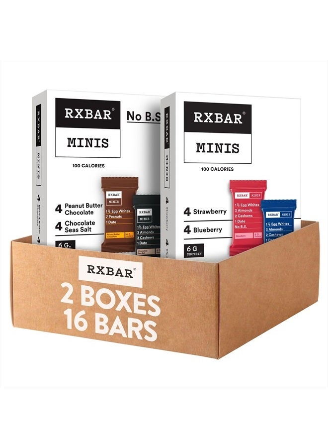 RXBAR Minis Protein Bars, Protein Snack, Snack Bars, Variety Pack (16 Bars)  - Image 1