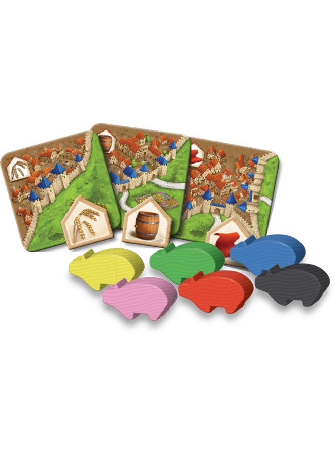 Z-Man Games Carcassonne Traders & Builders Board Game EXPANSION - New Strategies Await! Medieval Tile-Laying Strategy Game for Kids and Adults, Ages 7+, 2-6 Players, 45 Minute Playtime, Made by Z-Man Games  - Image 2