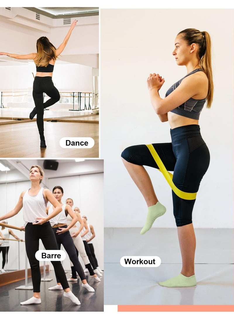 Generic Ladies Grab Pilates Socks, 6 Pairs of Barry Ballet Barefoot Training Hospital Anti Slip Yoga Sports Socks (Multiple Colors) - Image 5