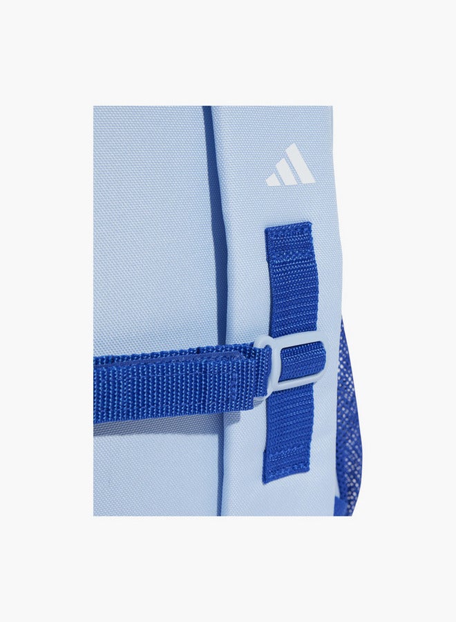 Adidas حقيبة ظهر مدرسية بطباعة شعار مع أحزمة قابلة للتعديل وإغلاق بسحاب - Image 4