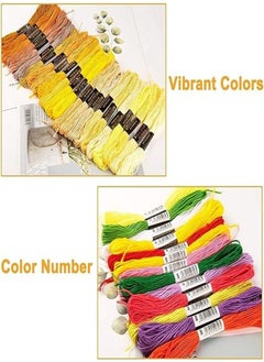 Goolsky Goolsky Sale Rainbow Color Embroidery Cross Stitch Threads Bracelets Crafts Floss 155/200/250  - Image 4