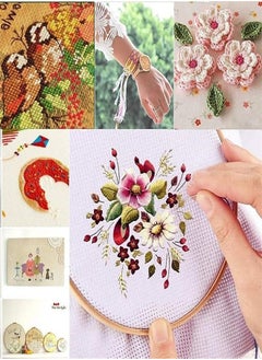 Goolsky Goolsky Sale Rainbow Color Embroidery Cross Stitch Threads Bracelets Crafts Floss 155/200/250  - Image 5