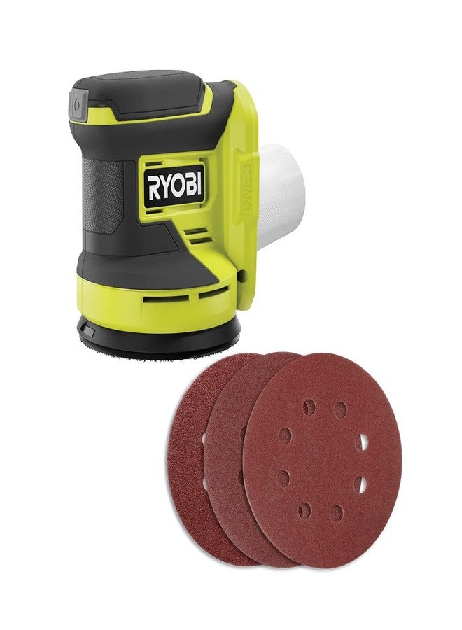 ريوبي صنفرة مدارية عشوائية Ryobi One+ 18 فولت 5 بوصات، مُخفّضة الاهتزاز (مُجدّدة) - Image 1