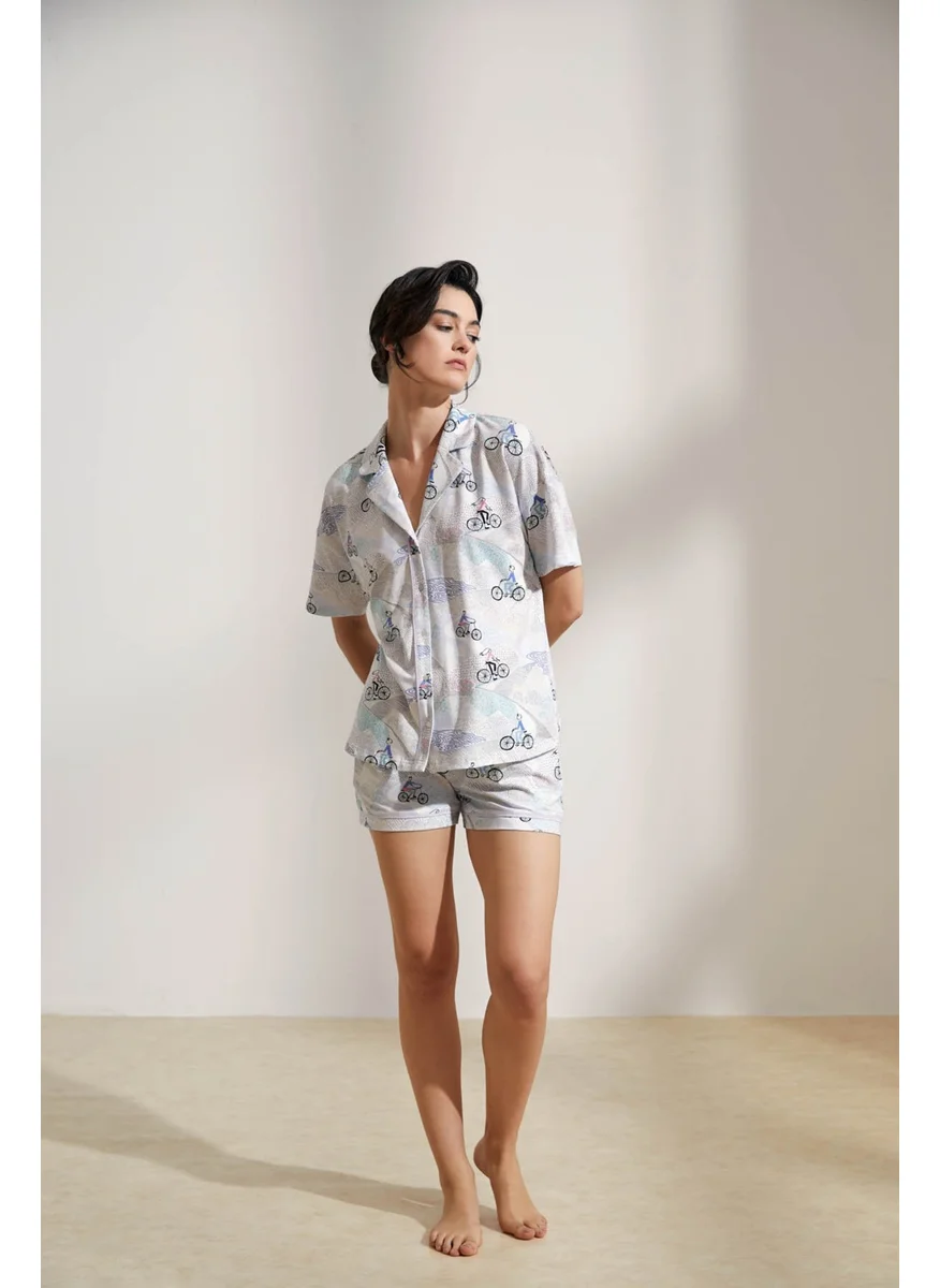 Hays Women's Cotton Short Sleeve Shorts Pajama Set