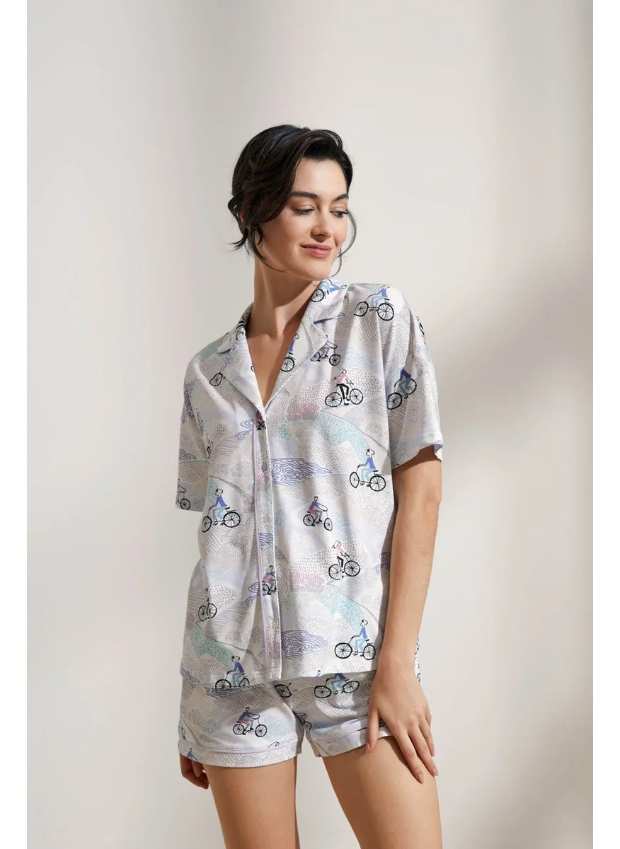 Hays Women's Cotton Short Sleeve Shorts Pajama Set