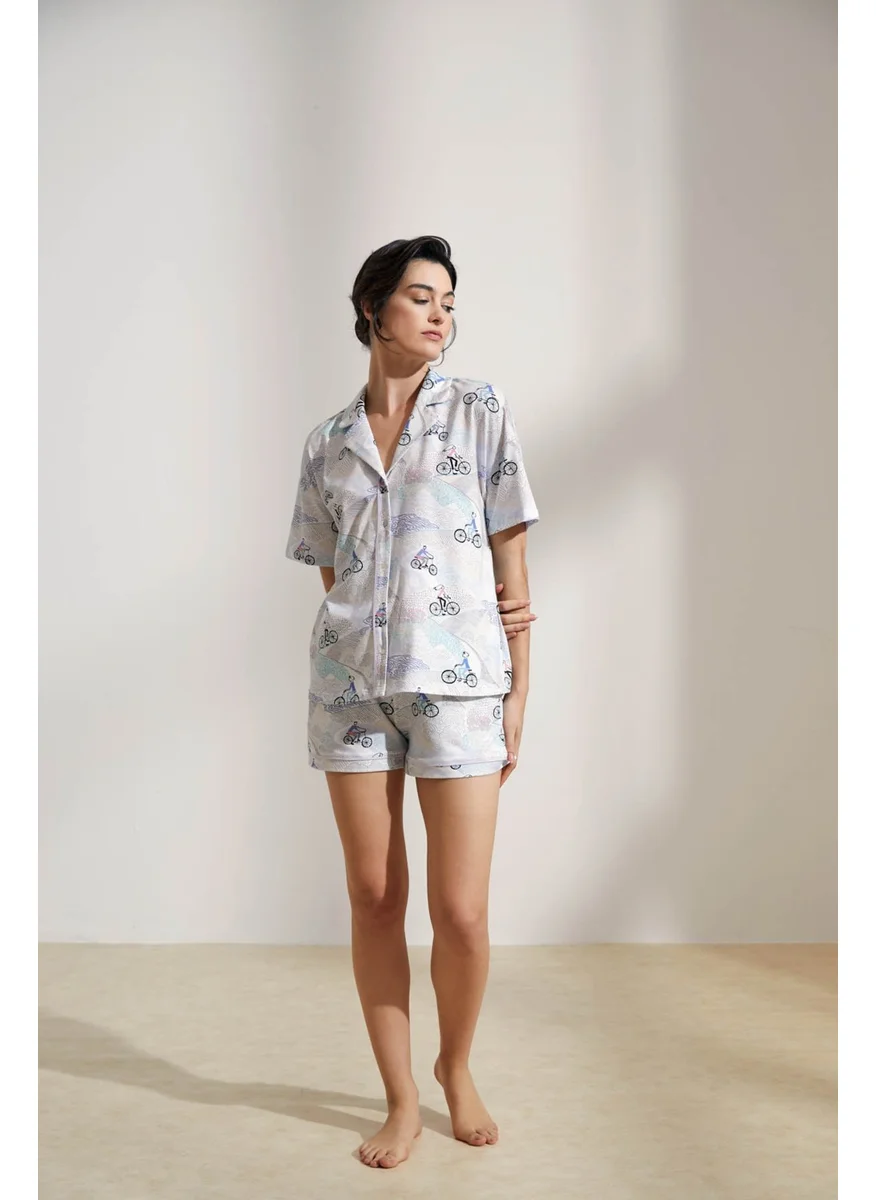 Hays Women's Cotton Short Sleeve Shorts Pajama Set