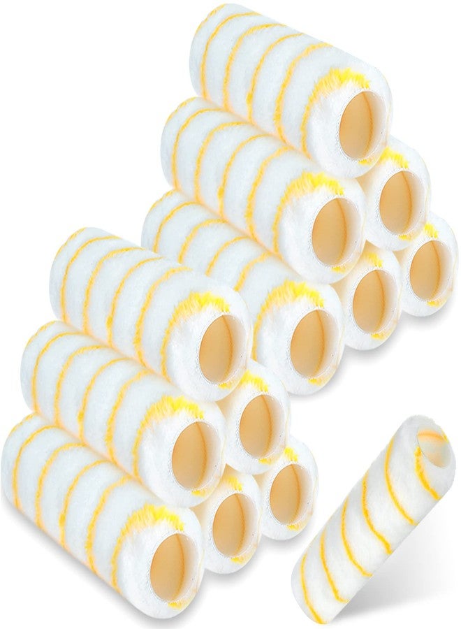 Qunclay 12 Pcs 9 x 1/2 Inch Paint Roller Covers Microfiber Paint Rollers Large Paint Roller Covers Shedless Covers for Paint Rollers Wall Painting Supplies for Most Surfaces, Paints and Stains - Image 1