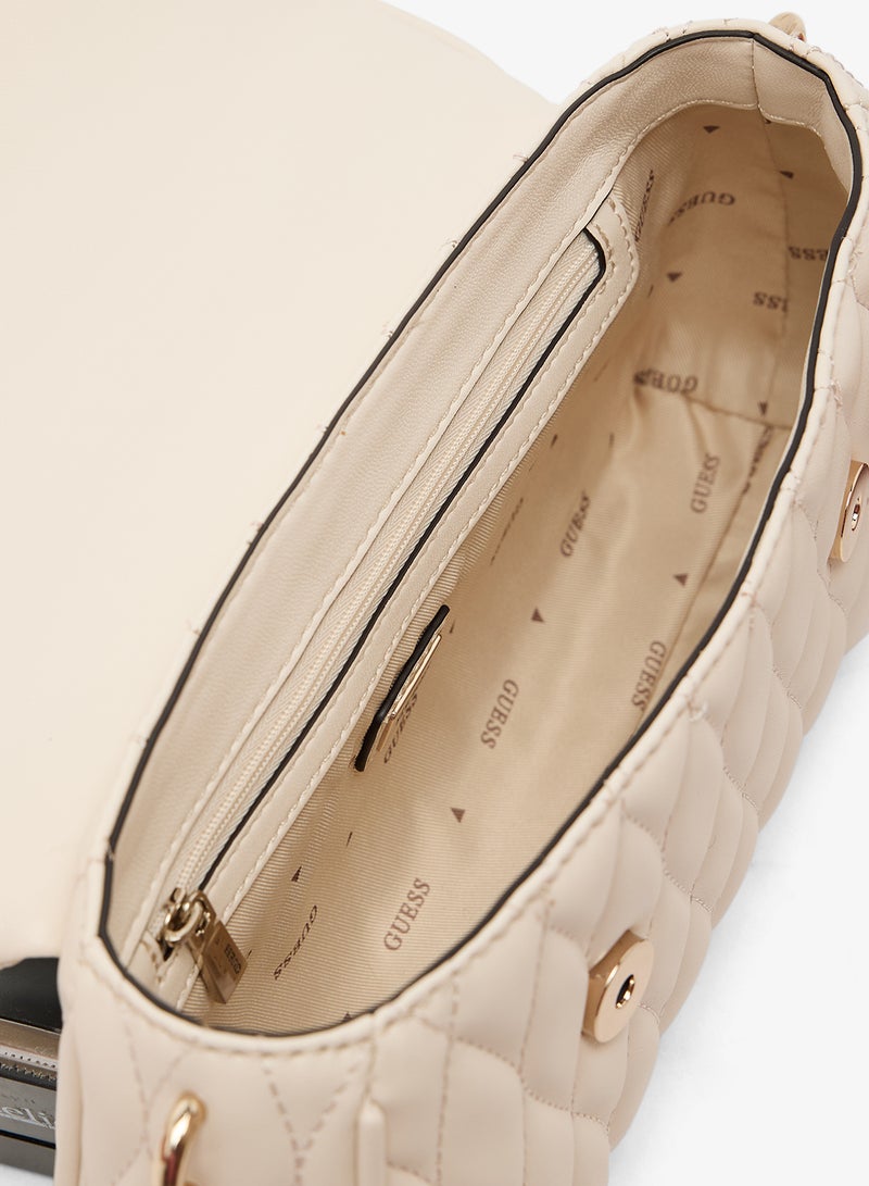 GUESS Valla Top Handle Crossbody Bag - Image 4