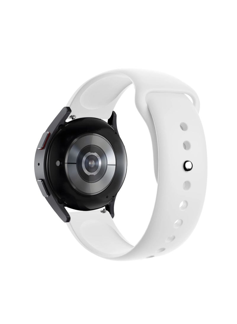 20mm Strap Silicone Band For Samsung Gear Sport/Samung Watch 4/Watch 5 /Watch 5 Pro /S2 classic/active 2 40mm 44mm/Amazfit GTS 3/ GTS 4/4 Mini/Bip 3/Pro/GTS 2 mini/GTS 2e/Bip U/U Pro