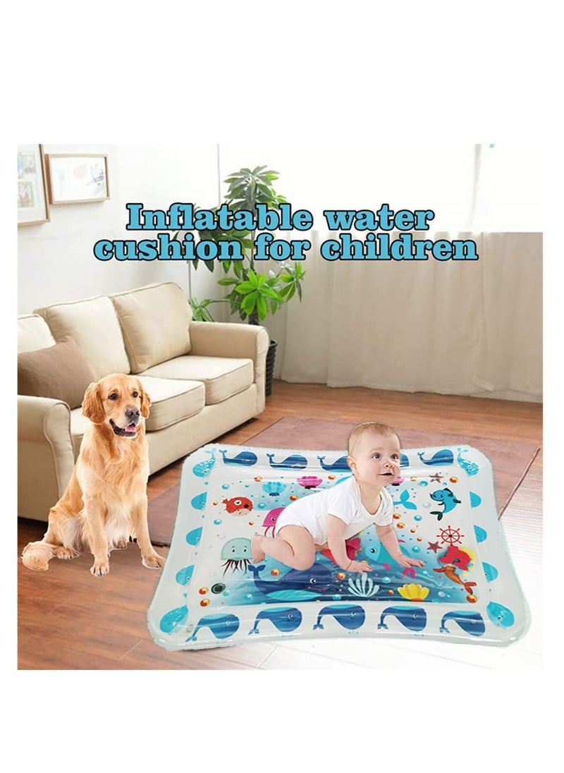 Generic - Time Water Mat Infant Toy Indoor Floor Inflatable Newborn Boys and Girls of 3 6 9 12 Months Fun Activity Center Toys Baby Early Development Centers - Image 1