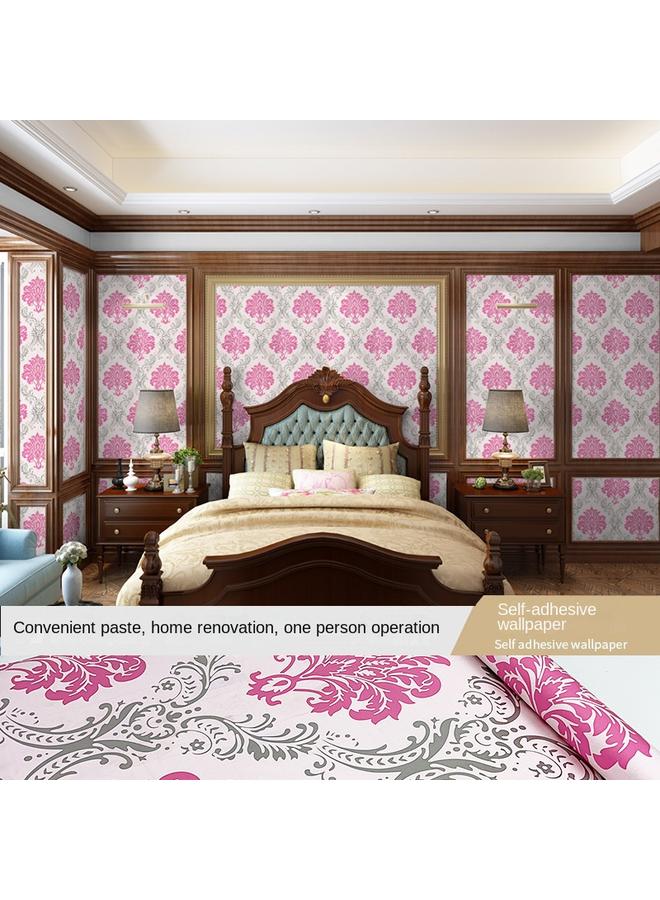 الأزرق جي دبليو ورق الجدران الرجعية ذاتية اللصق جددًا ورق الحائط الأوروبي المقاوم للماء - Image 1