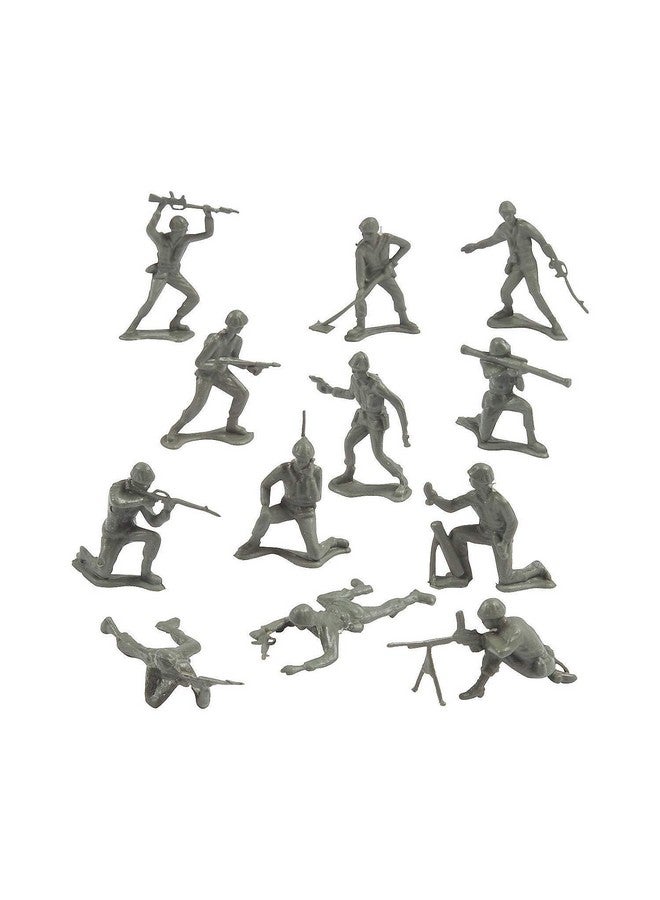 Fun Express Bulk Plastic Army Men, Set of 144 Action Toy Soldiers - Party Favors and Classic Toys
