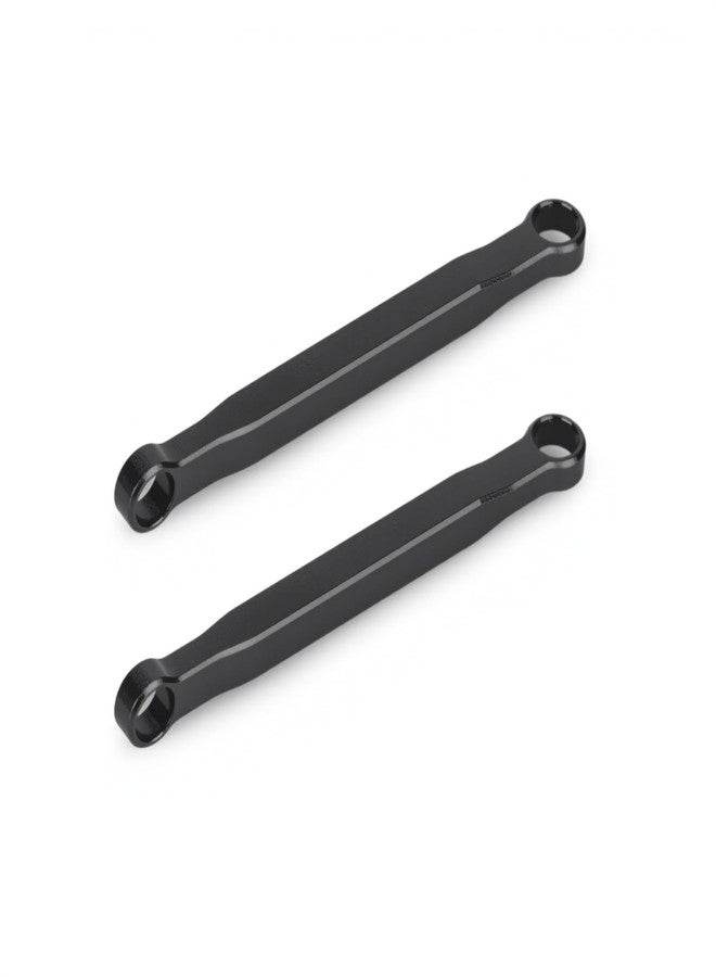 وصلات هيكل من الألومنيوم ذات خلوص أرضي عالٍ لقطع غيار ترقية سيارة الزحف Axial SCX30 RC بمقياس 1/30 (أسود) - Image 2