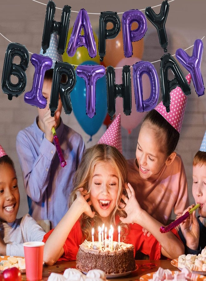 تونيفول لافتة بالونات عيد ميلاد سعيد من تونيفول، حروف من رقائق المايلر مقاس 16 بوصة، لافتة عيد ميلاد قابلة لإعادة الاستخدام للبنات والأولاد والأطفال والكبار - Image 3