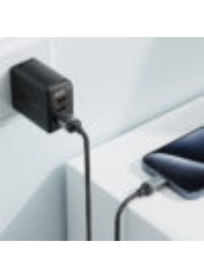 ACEFAST Charging Data Cable C20-04 (USB-A to USB-C) – 3A Fast Charge, 1.2m Nylon Braided with Aluminum Alloy Connectors, High-Speed Data Transmission - Black - Image 4