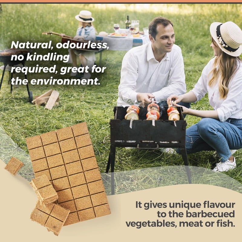 Home Smart Quick Fire Lighter Cubes Easy Fast and Odorless Fire Starter for Grill Barbecue Charcoal and Campfire - Image 5