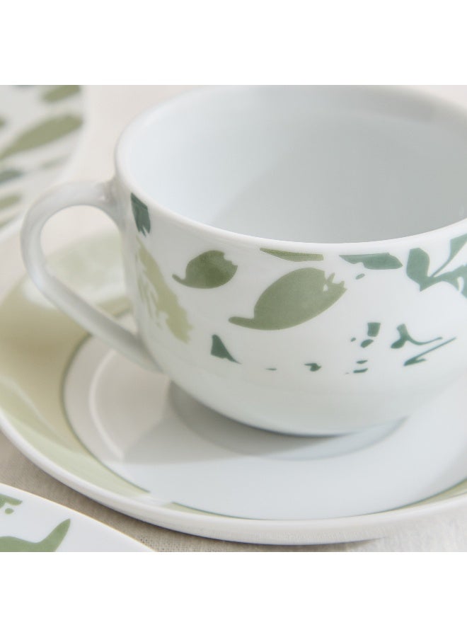 Home Box Manhattan 22-Piece Leaf Dinner Set - Serves 4 - Image 4