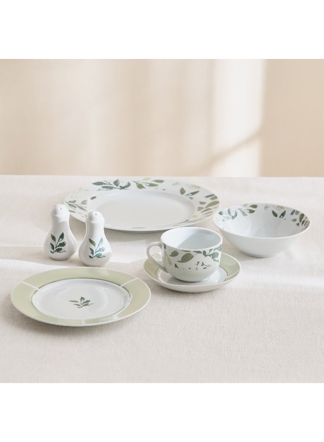 Home Box Manhattan 22-Piece Leaf Dinner Set - Serves 4 - Image 2