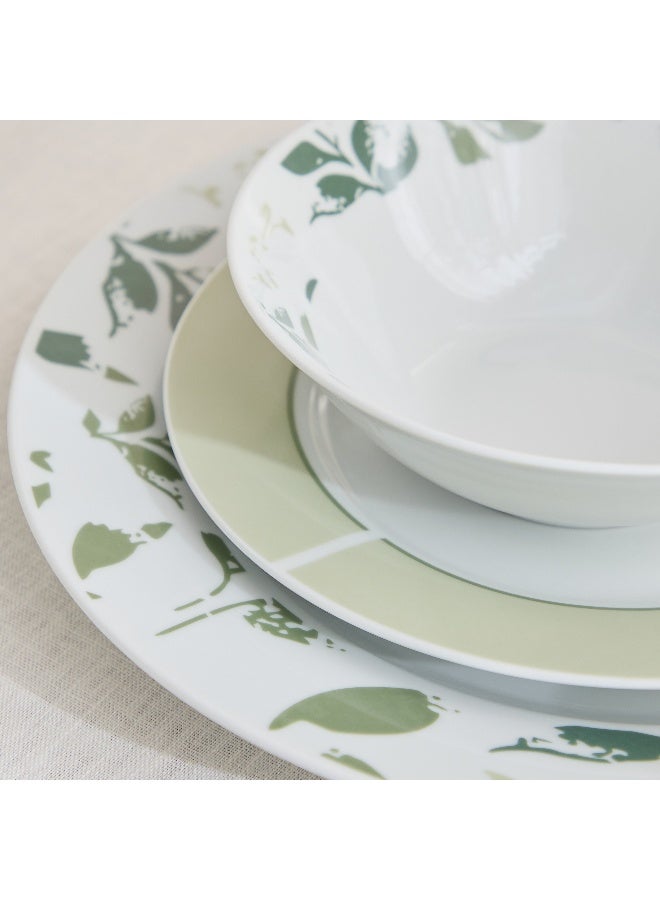 Home Box Manhattan 22-Piece Leaf Dinner Set - Serves 4 - Image 3