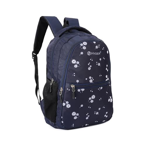 HYDER Blossom 25L Latest Cute and Stylish School Bag for Girls - Perfect for School, College, Office, Travel and Tution Durable School bags for Kids And Women | Perfect Girls Bag (Blue) - Image 1