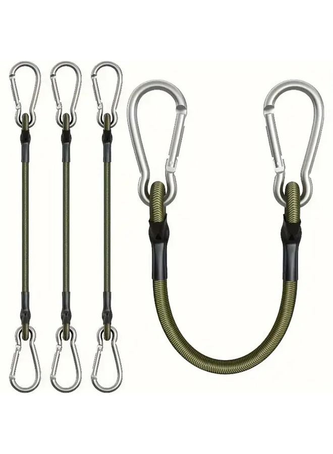 4pcs Outdoor Elastic Rope Lanyard 8mm Thick 11 81 23 62 35 43 47 24inch - Image 3