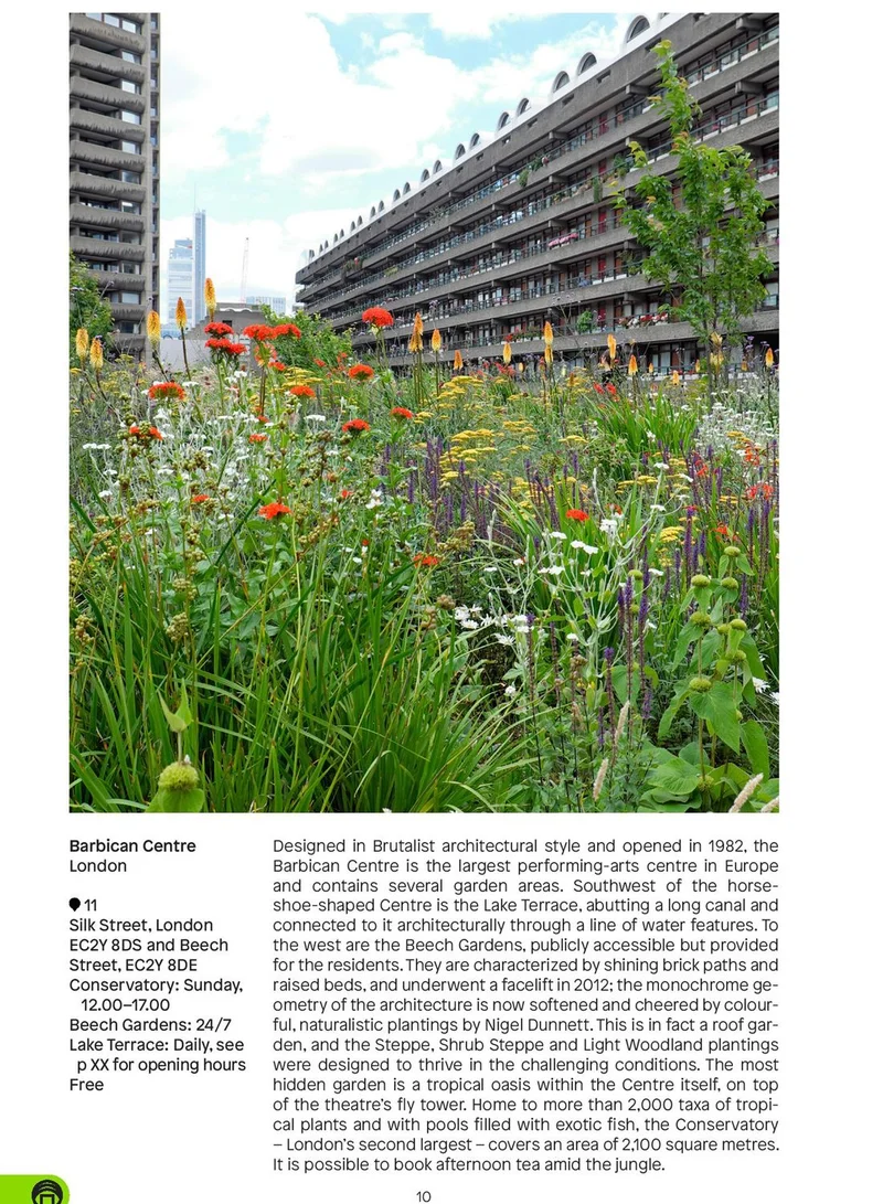 Phaidon Green Escapes: The Guide To Urban Gardens Book