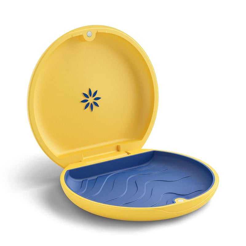 INVISALIGN Aligner and Retainer Case, Yellow - Image 1