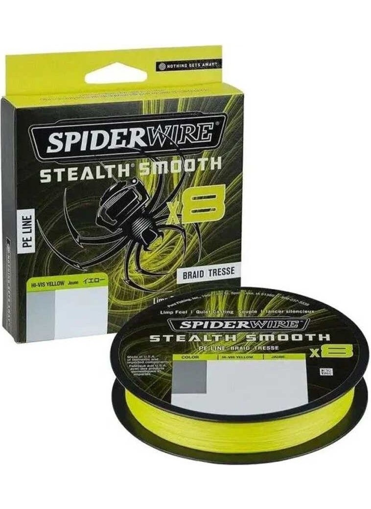 SPIDERWİRE Stealth Smooth X8 Pe Braid 300M Hi-Vis Yellow Braided Thread 0.11MM - pzsku/Z5CC7D8D3955EF7848935Z/45/_/1736957630/ac98fa13-f33f-4dbc-953b-739b71705648