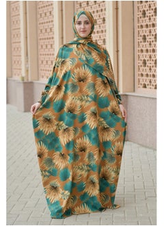 DAMAS COLLECTION P106-Ramadan Butterfly abaya with scarf from soft crepe,Muslim women abaya,ramadan prayer dress,wide abaya for women  - Image 3
