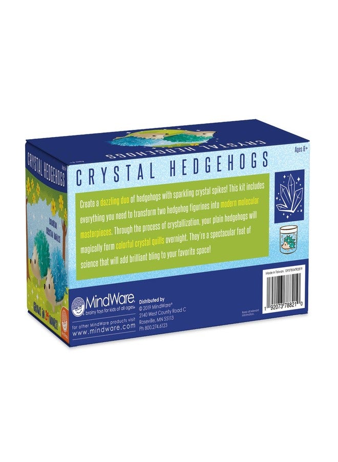 MindWare Crystal Growing Kits (Hedgehog Cool Colors) Grow Your Own Crystals Kit for Kids - Makes 2 Hedgehogs - Image 5
