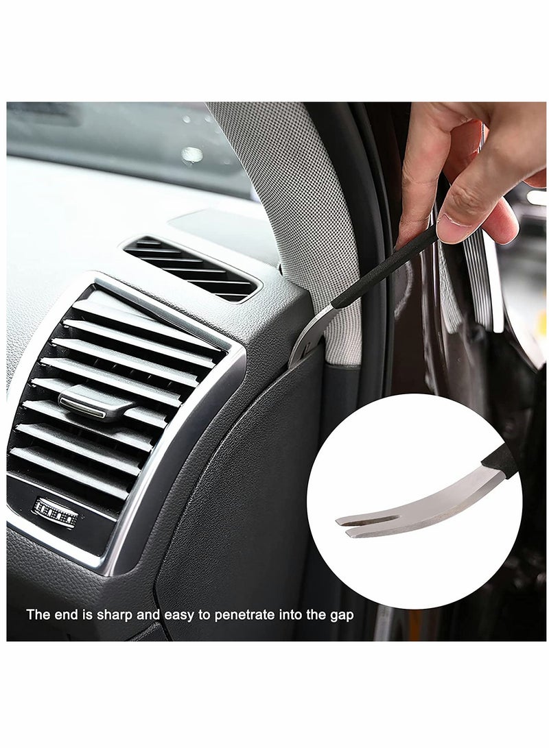 KASTWAVE Automotive Metal Pry Tool, Trim Removal Tool, Panel Clip Removal Tool, for Door Panel, Radio, Audio, Navigation, Car Trim Removal Tool - Image 4