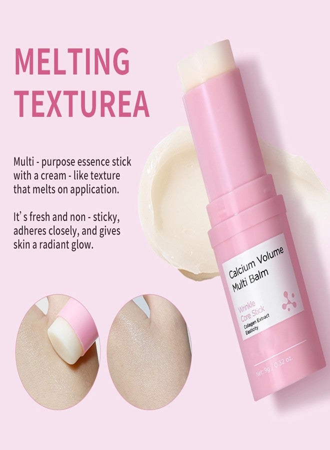 DENESTUP 2 Pcs Hydrating Multi Eye Balm Stick, Wrinkle Repair Bounce Moisturizing Multi Balm Stick All-in-One Collagen Stick Hydrating Lip Balm Eye Cream Face Neck Moisture Balm Skin Care - Image 2
