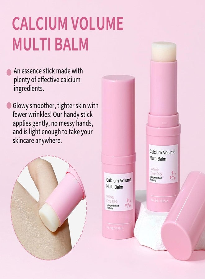 DENESTUP 2 Pcs Hydrating Multi Eye Balm Stick, Wrinkle Repair Bounce Moisturizing Multi Balm Stick All-in-One Collagen Stick Hydrating Lip Balm Eye Cream Face Neck Moisture Balm Skin Care - Image 5